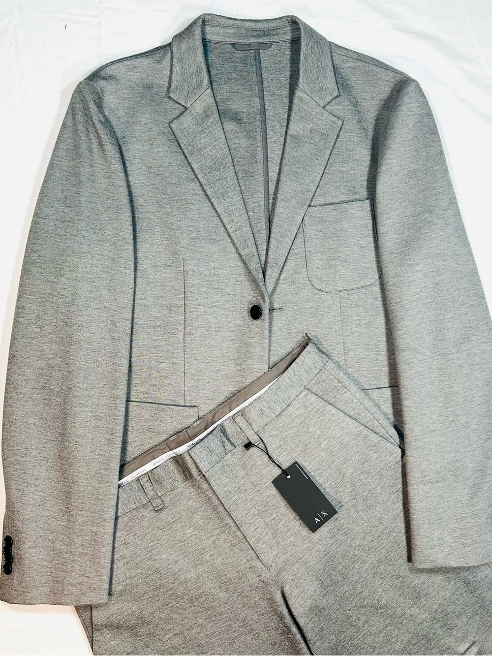 NWOT Armani Exchange Men’s Charcoal Grey Suit